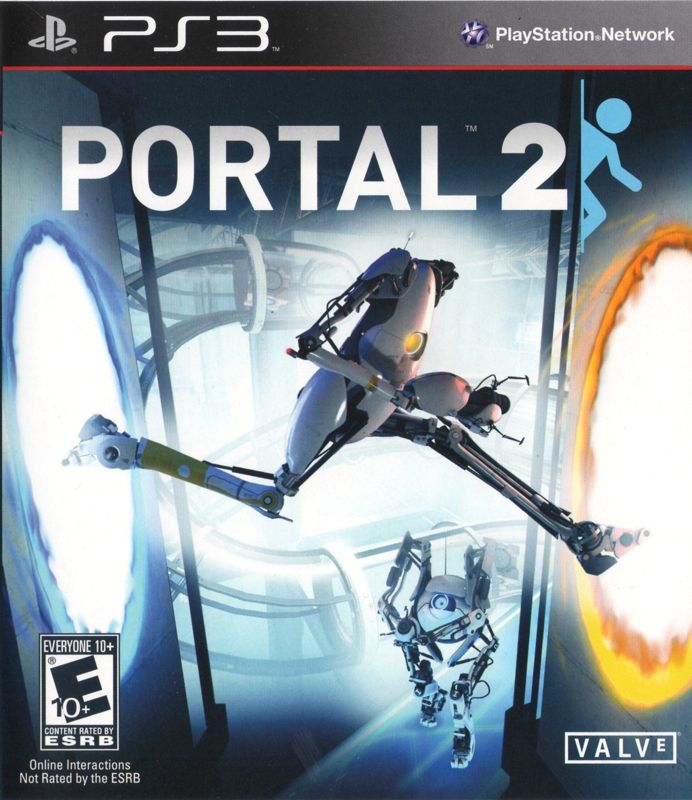 Portal 2 box art for Playstation 3